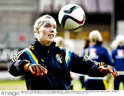 Göteborg Sweden 2015-10-26 Training National team Hedvig Lindahl KP0300003 