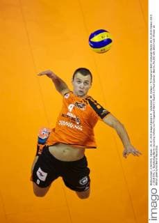 Volleyball, BR Volleys - TV Ingersoll Bühl Volleyball Berlin 25.10.2015 Saison 2015 2016 DVL 1. Bundesliga Berlin recycling Volleys vs TV Ingersoll Bühl Buehl 3:0 Paul Lotman (Berlin, No.09)