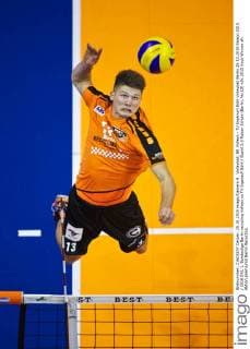 Volleyball, BR Volleys - TV Ingersoll Bühl Volleyball Berlin 25.10.2015 Saison 2015 2016 DVL 1. Bundesliga Berlin recycling Volleys vs TV Ingersoll Bühl Buehl 3:0 Ruben Schott (Berlin, No.13)
