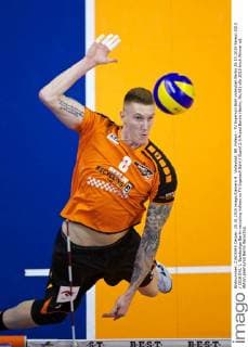 Volleyball, BR Volleys - TV Ingersoll Bühl Volleyball Berlin 25.10.2015 Saison 2015 2016 DVL 1. Bundesliga Berlin recycling Volleys vs TV Ingersoll Bühl Buehl 3:0 Arpad Baroti (Berlin, No.08)