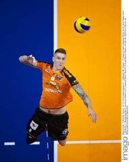 Volleyball, BR Volleys - TV Ingersoll Bühl Volleyball Berlin 25.10.2015 Saison 2015 2016 DVL 1. Bundesliga Berlin recycling Volleys vs TV Ingersoll Bühl Buehl 3:0 Arpad Baroti (Berlin, No.08)
