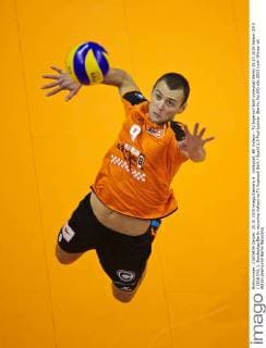 Volleyball, BR Volleys - TV Ingersoll Bühl Volleyball Berlin 25.10.2015 Saison 2015 2016 DVL 1. Bundesliga Berlin recycling Volleys vs TV Ingersoll Bühl Buehl 3:0 Paul Lotman (Berlin, No.09)