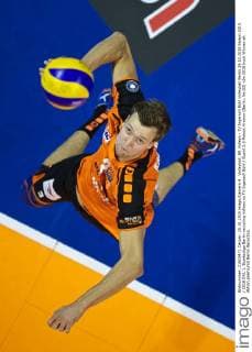 Volleyball, BR Volleys - TV Ingersoll Bühl Volleyball Berlin 25.10.2015 Saison 2015 2016 DVL 1. Bundesliga Berlin recycling Volleys vs TV Ingersoll Bühl Buehl 3:0 Robert Kromm (Berlin, No.03)
