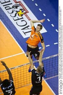 Volleyball, BR Volleys - TV Ingersoll Bühl Volleyball Berlin 25.10.2015 Saison 2015 2016 DVL 1. Bundesliga Berlin recycling Volleys vs TV Ingersoll Bühl Buehl 3:0 Robert Kromm (Berlin, No.03) Mc Ilvaine, Graham (Bühl, No.01) Mayaula Nzeza, Magloire (Bühl, No.07)