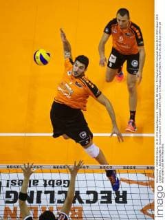 Volleyball, BR Volleys - TV Ingersoll Bühl Volleyball Berlin 25.10.2015 Saison 2015 2016 DVL 1. Bundesliga Berlin recycling Volleys vs TV Ingersoll Bühl Buehl 3:0 Nicolas Le Goff (Berlin, No.07)