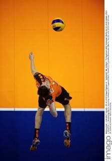 Volleyball, BR Volleys - TV Ingersoll Bühl Volleyball Berlin 25.10.2015 Saison 2015 2016 DVL 1. Bundesliga Berlin recycling Volleys vs TV Ingersoll Bühl Buehl 3:0 Tsimafei Zhukouski (Berlin, No.11)