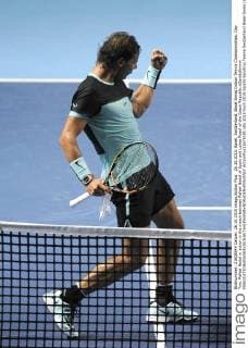 26.10.2015. Basel, Switzerland. Basel Swiss Indoor Tennis Championships. Day Two. Rafael Nadal in action in the match between Rafael Nadal of Spain and Lukas Rosol of the Czech Republic xDavidxEmmx  ActionPlus11676191