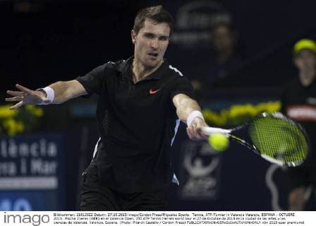 Tennis, ATP-Turnier in Valencia Valencia, ESPANA - OCTUBRE 2015: Mischa Zverev (GER) en el Valencia Open, 250 ATP Tennis Herren world tour el 27 de Octubre de 2015 en la ciudad de las artes y las ciencias de Valencia, Valencia, Espana. (Photo: Pitarch Castello Cordon Press) 