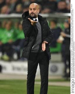27.10.2015, Fussball, Saison 2015 2016, DFB Pokal, 2. Runde VfL Wolfsburg - FC Bayern München 1:3, Trainer Pep Guardiola (Bayern Muenchen)
