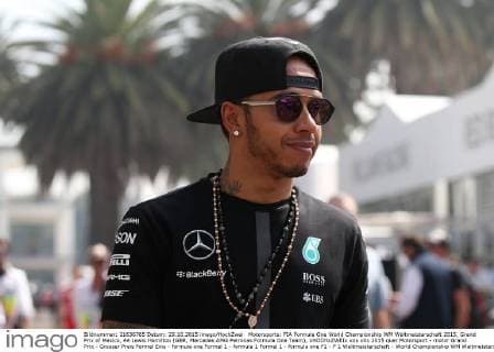 Motorsports: FIA Formula One World Championship WM Weltmeisterschaft 2015, Grand Prix of Mexico, 44 Lewis Hamilton (GBR, Mercedes AMG Petronas Formula One Team), xHOCHxZWEIx
