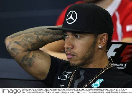 Motorsports: FIA Formula One World Championship WM Weltmeisterschaft 2015, Grand Prix of Mexico, 44 Lewis Hamilton (GBR, Mercedes AMG Petronas Formula One Team), xHOCHxZWEIx