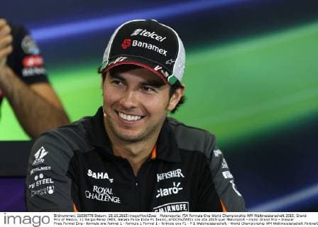 Motorsports: FIA Formula One World Championship WM Weltmeisterschaft 2015, Grand Prix of Mexico, 11 Sergio Perez (MEX, Sahara Force India F1 Team), xHOCHxZWEIx