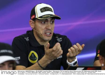 Motorsports: FIA Formula One World Championship WM Weltmeisterschaft 2015, Grand Prix of Mexico, 13 Pastor Maldonado (VEN, Lotus F1 Team), xHOCHxZWEIx