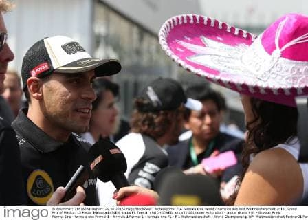 Motorsports: FIA Formula One World Championship WM Weltmeisterschaft 2015, Grand Prix of Mexico, 13 Pastor Maldonado (VEN, Lotus F1 Team), xHOCHxZWEIx
