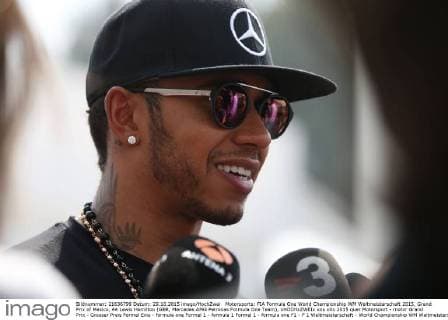 Motorsports: FIA Formula One World Championship WM Weltmeisterschaft 2015, Grand Prix of Mexico, 44 Lewis Hamilton (GBR, Mercedes AMG Petronas Formula One Team), xHOCHxZWEIx