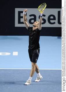 29.10.2015. Basel, Switzerland. Basel Swiss Indoor Tennis Championships. Day Five Richard Gasquet in action in the match between Richard Gasquet of France and Dominic Thiem of Austria xDavidxEmmx  ActionPlus11676954