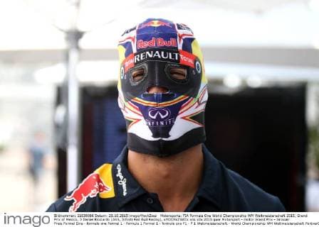Motorsports: FIA Formula One World Championship WM Weltmeisterschaft 2015, Grand Prix of Mexico, 3 Daniel Ricciardo (AUS, Infiniti Red Bull Racing), xHOCHxZWEIx