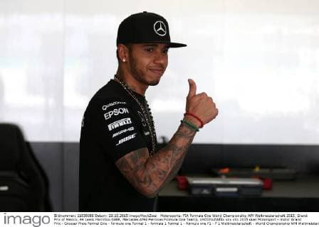Motorsports: FIA Formula One World Championship WM Weltmeisterschaft 2015, Grand Prix of Mexico, 44 Lewis Hamilton (GBR, Mercedes AMG Petronas Formula One Team), xHOCHxZWEIx