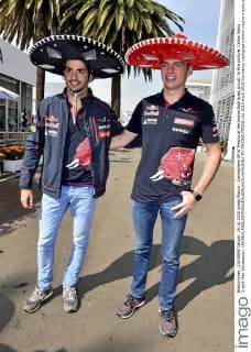 Atmosphere GP of Mexico at Hermanos Rodriguez circuit. In this picture, Carlos Sainz Jr and Max Verstappen. xRUBIOx  RV RACING PRESS
