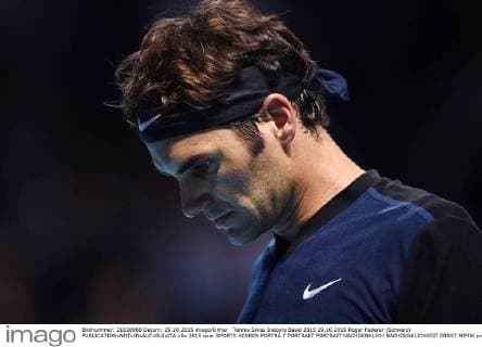 Tennis Swiss Indoors Basel 2015 29.10.2015 Roger Federer (Schweiz) 