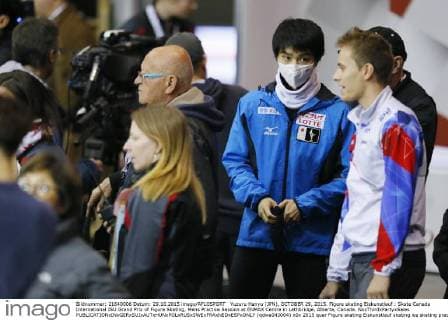 Yuzuru Hanyu (JPN), OCTOBER 29, 2015. Figure skating Eiskunstlauf : Skate Canada International ISU Grand Prix of Figure Skating, Mens Practice Session at ENMAX Centre in Lethbridge, Alberta, Canada. NoxThirdxPartyxSales  (qdwa043004)