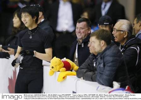 Yuzuru Hanyu (JPN), OCTOBER 29, 2015. Figure skating Eiskunstlauf : Skate Canada International ISU Grand Prix of Figure Skating, Mens Practice Session at ENMAX Centre in Lethbridge, Alberta, Canada. NoxThirdxPartyxSales  (qdwa043062)
