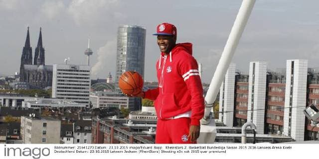 Rheinstars 2. Basketball Bundesliga Saison 2015 2016 Lanxess Arena Koeln Deutschland Datum: 23.10.2015 Lakeem Jackson (RheinStars)