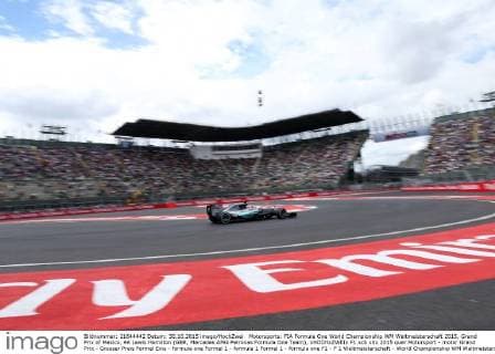 Motorsports: FIA Formula One World Championship WM Weltmeisterschaft 2015, Grand Prix of Mexico, 44 Lewis Hamilton (GBR, Mercedes AMG Petronas Formula One Team), xHOCHxZWEIx