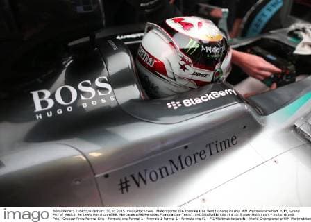 Motorsports: FIA Formula One World Championship WM Weltmeisterschaft 2015, Grand Prix of Mexico, 44 Lewis Hamilton (GBR, Mercedes AMG Petronas Formula One Team), xHOCHxZWEIx
