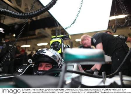 Motorsports: FIA Formula One World Championship WM Weltmeisterschaft 2015, Grand Prix of Mexico, 6 Nico Rosberg (GER, Mercedes AMG Petronas Formula One Team), xHOCHxZWEIx
