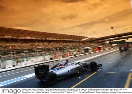 Motorsports: FIA Formula One World Championship WM Weltmeisterschaft 2015, Grand Prix of Mexico, 77 Valtteri Bottas (FIN, Williams Martini Racing), xHOCHxZWEIx