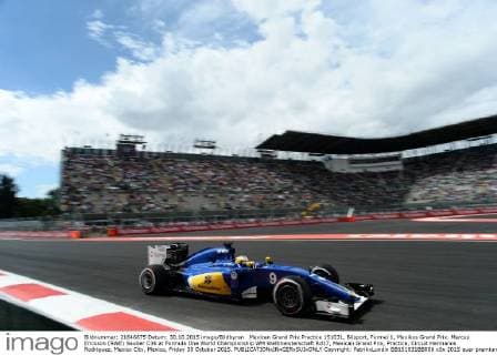 Mexican Grand Prix Practice 151031, Bilsport, Formel 1, Mexikos Grand Prix. Marcus Ericsson (SWE) Sauber C34 at Formula One World Championship WM Weltmeisterschaft Rd17, Mexican Grand Prix, Practice, Circuit Hermanos Rodriguez, Mexico City, Mexico, Friday 30 October 2015.  Copyright: PatrikxLundin BB151031BB006