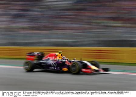 Mexican Grand Prix, Mexico City 29 October - 1 November 2015 30.10.2015 - Free Practice 2, Daniil Kvyat (RUS) Red Bull Racing RB11 