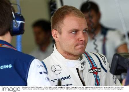 Mexican Grand Prix, Mexico City 29 October - 1 November 2015 30.10.2015 - Free Practice 2, Valtteri Bottas (FIN) Williams F1 Team FW37 