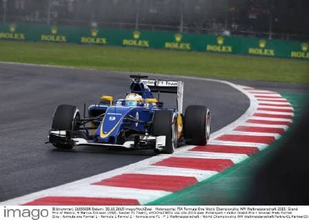 Motorsports: FIA Formula One World Championship WM Weltmeisterschaft 2015, Grand Prix of Mexico, 9 Marcus Ericsson (SWE, Sauber F1 Team), xHOCHxZWEIx