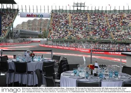 Motorsports: FIA Formula One World Championship WM Weltmeisterschaft 2015, Grand Prix of Mexico, Autodromo Hermanos Rodríguez, VIP Lounge xHOCHxZWEIx