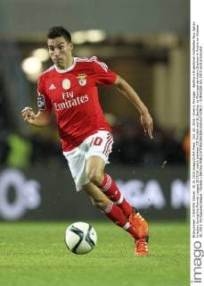 Oct. 30, 2015 - Aveiro, Portugal - Benfica s Argentinian midfielder Nico Gaitan in action during the Premier League 2015 16 match between CD Tondela and SL Benfica, at Municipal de Aveiro Stadium in Aveiro on October 30, 2015. Portuguese League: Tondela v Benfica  - ZUMAn230