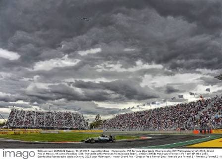 Motorsports: FIA Formula One World Championship WM Weltmeisterschaft 2015, Grand Prix of Mexico, 44 Lewis Hamilton (GBR, Mercedes AMG Petronas Formula One Team), xHOCHxZWEIx