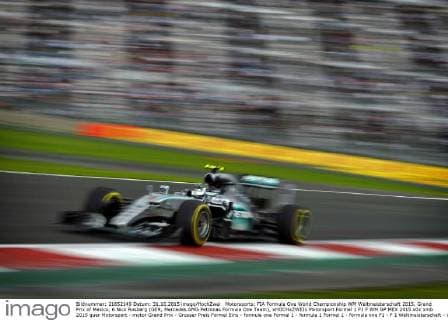 Motorsports: FIA Formula One World Championship WM Weltmeisterschaft 2015, Grand Prix of Mexico, 6 Nico Rosberg (GER, Mercedes AMG Petronas Formula One Team), xHOCHxZWEIx