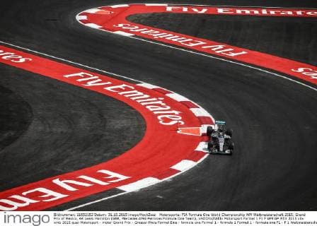 Motorsports: FIA Formula One World Championship WM Weltmeisterschaft 2015, Grand Prix of Mexico, 44 Lewis Hamilton (GBR, Mercedes AMG Petronas Formula One Team), xHOCHxZWEIx