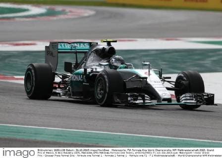 Motorsports: FIA Formula One World Championship WM Weltmeisterschaft 2015, Grand Prix of Mexico, 6 Nico Rosberg (GER, Mercedes AMG Petronas Formula One Team), xHOCHxZWEIx