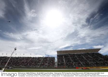 Motorsports: FIA Formula One World Championship WM Weltmeisterschaft 2015, Grand Prix of Mexico, 5 Sebastian Vettel (GER, Scuderia Ferrari), xHOCHxZWEIx