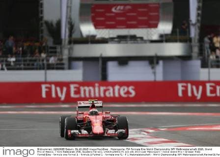 Motorsports: FIA Formula One World Championship WM Weltmeisterschaft 2015, Grand Prix of Mexico, 7 Kimi Raikkonen (FIN, Scuderia Ferrari), xHOCHxZWEIx