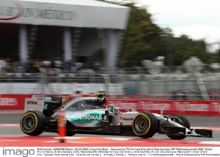 Motorsports: FIA Formula One World Championship WM Weltmeisterschaft 2015, Grand Prix of Mexico, 6 Nico Rosberg (GER, Mercedes AMG Petronas Formula One Team), xHOCHxZWEIx