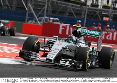 Motorsports: FIA Formula One World Championship WM Weltmeisterschaft 2015, Grand Prix of Mexico, 6 Nico Rosberg (GER, Mercedes AMG Petronas Formula One Team), xHOCHxZWEIx