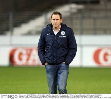 VfB Stuttgart II - FC Hansa Rostock Deutschland, Stuttgart, 30.10.2015, Fussball, 3.Liga, Saison 2015 2016, 15. Spieltag, VfB Stuttgart II - FC Hansa Rostock (3:1): Uwe Klein (Sportdirektor FC Hansa Rostock).