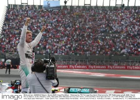 Motorsports: FIA Formula One World Championship WM Weltmeisterschaft 2015, Grand Prix of Mexico, 6 Nico Rosberg (GER, Mercedes AMG Petronas Formula One Team), xHOCHxZWEIx