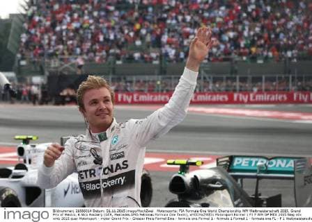 Motorsports: FIA Formula One World Championship WM Weltmeisterschaft 2015, Grand Prix of Mexico, 6 Nico Rosberg (GER, Mercedes AMG Petronas Formula One Team), xHOCHxZWEIx