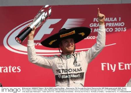 Motorsports: FIA Formula One World Championship WM Weltmeisterschaft 2015, Grand Prix of Mexico, 6 Nico Rosberg (GER, Mercedes AMG Petronas Formula One Team), xHOCHxZWEIx