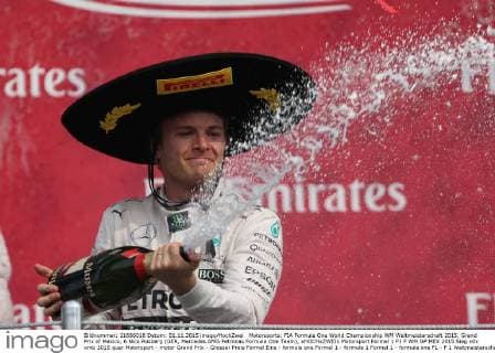 Motorsports: FIA Formula One World Championship WM Weltmeisterschaft 2015, Grand Prix of Mexico, 6 Nico Rosberg (GER, Mercedes AMG Petronas Formula One Team), xHOCHxZWEIx